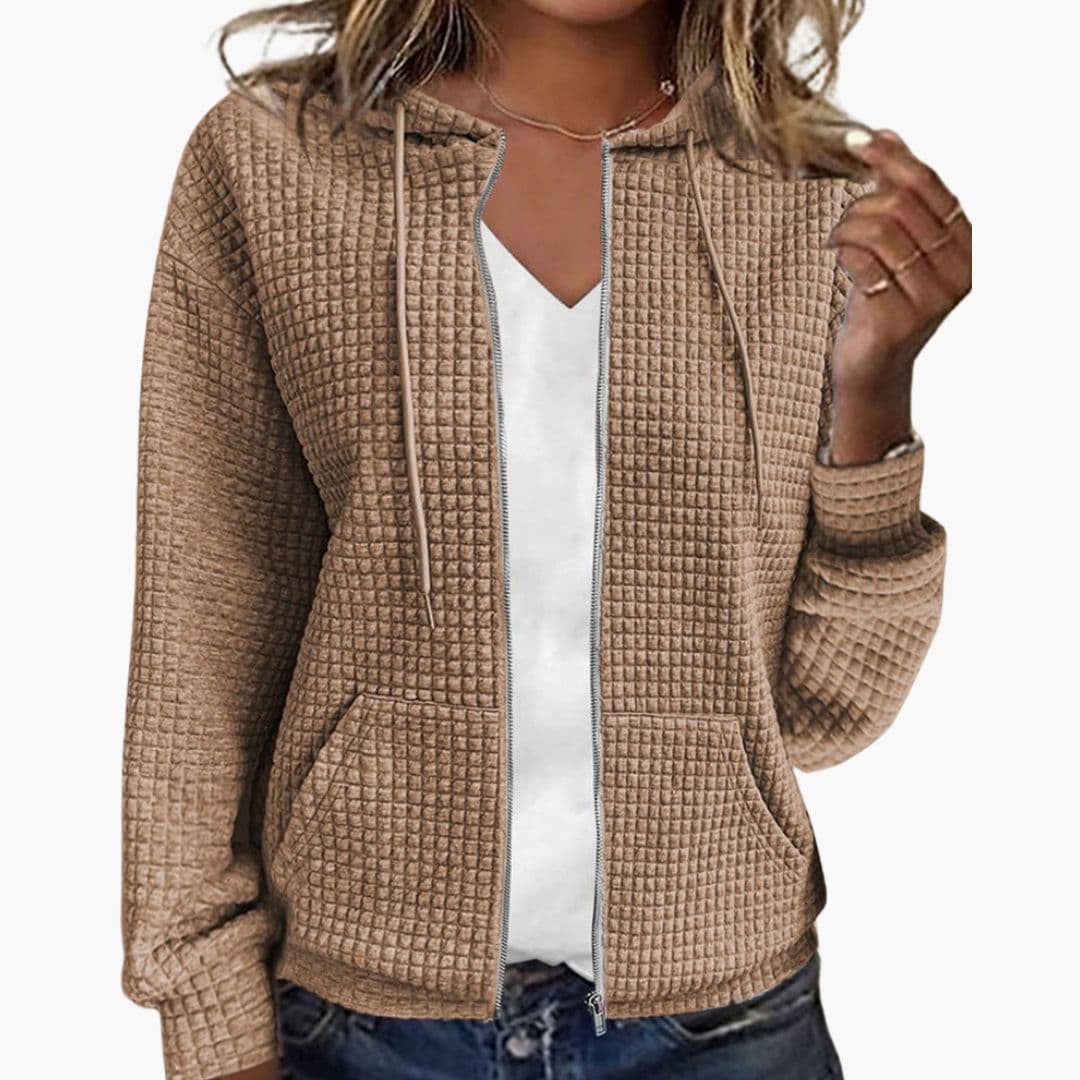 Ladies' Pullover Hooded Sweatshirt with Adjustable Hood