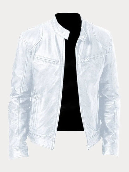 Men's Vintage Leather Biker Jacket