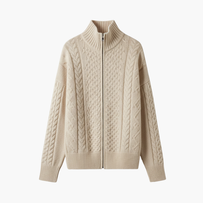 Ladies' Cozy Long Sweater Cardigan - Olytrend