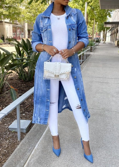 Relaxed Fit Women's Denim Jacket