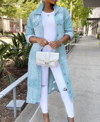 Relaxed Fit Women's Denim Jacket
