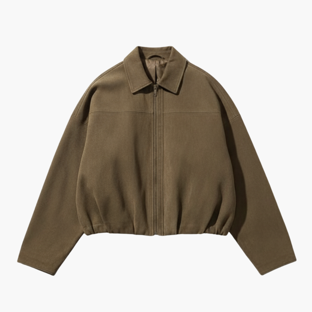 Ladies' Zip Up Coat - Olytrend