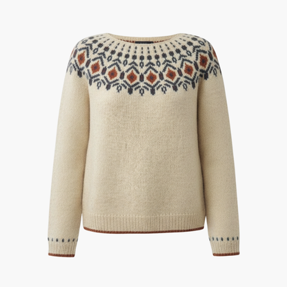 Fashionable Geometric Pattern Women's Sweater - Olytrend