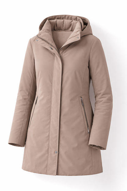 Ladies Slim Water Repellent Spring Coat