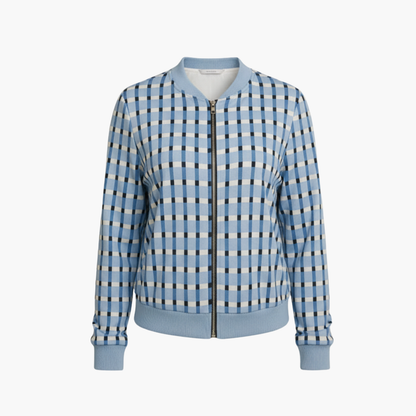 Classic Plaid Coat for Women - Olytrend