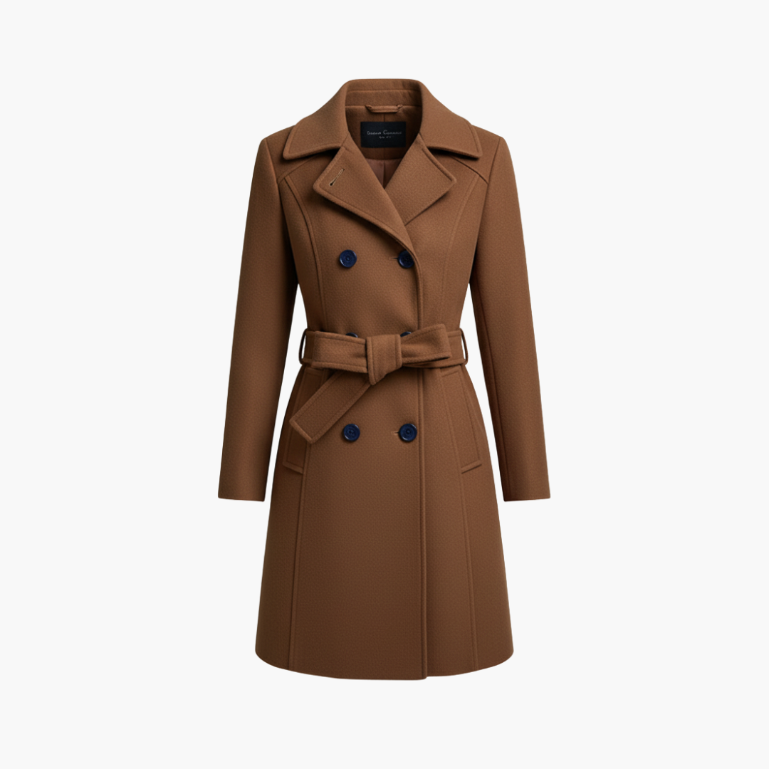 Ladies Classic Waterproof Coat with Pockets - Olytrend