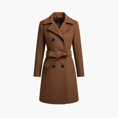Ladies Classic Waterproof Coat with Pockets - Olytrend