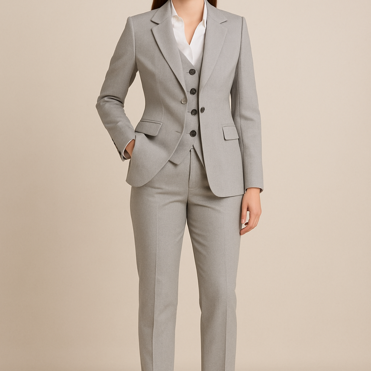 Ladies' Fit 3-Piece Business Suit Set
