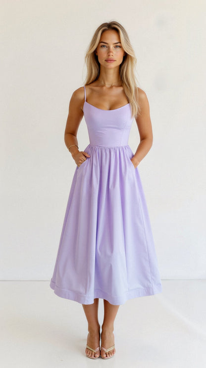Elegant A-Line Knee Length Party Dress