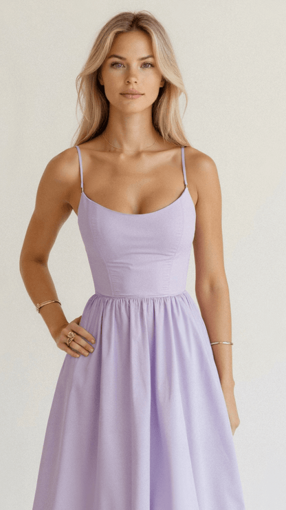 Elegant A-Line Knee Length Party Dress