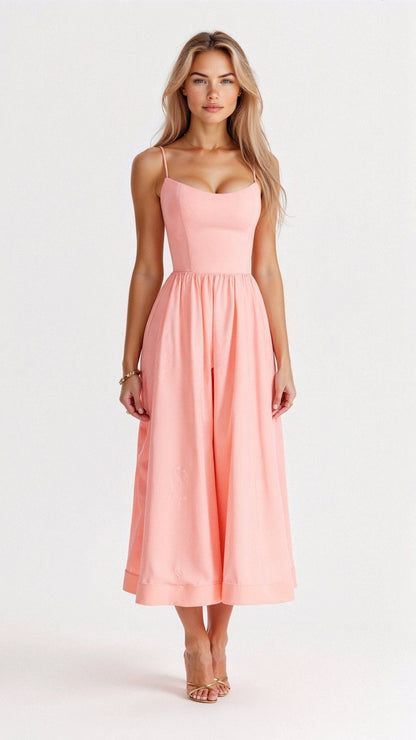 Elegant A-Line Knee Length Party Dress