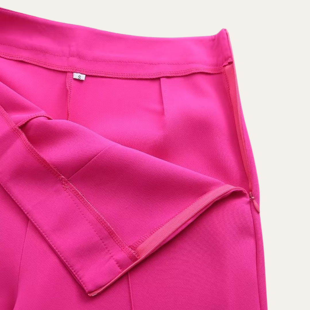 Elegant Ladies Suit Jacket and Trousers Pants Set