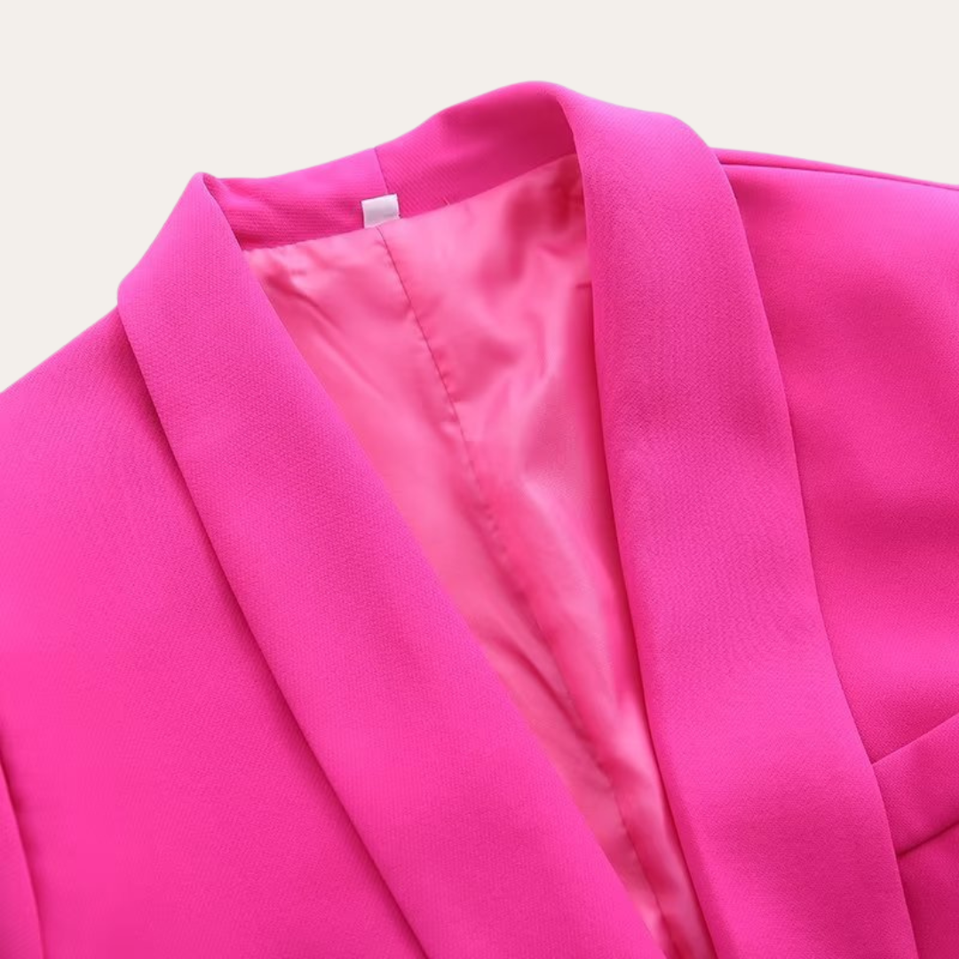 Elegant Ladies Suit Jacket and Trousers Pants Set
