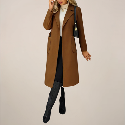 Warm Waterproof Belted Winter Coat