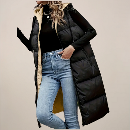 Warm Waterproof Puffer Vest for Women