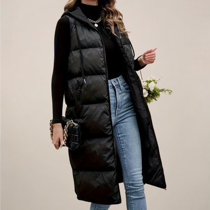 Warm Waterproof Puffer Vest for Women