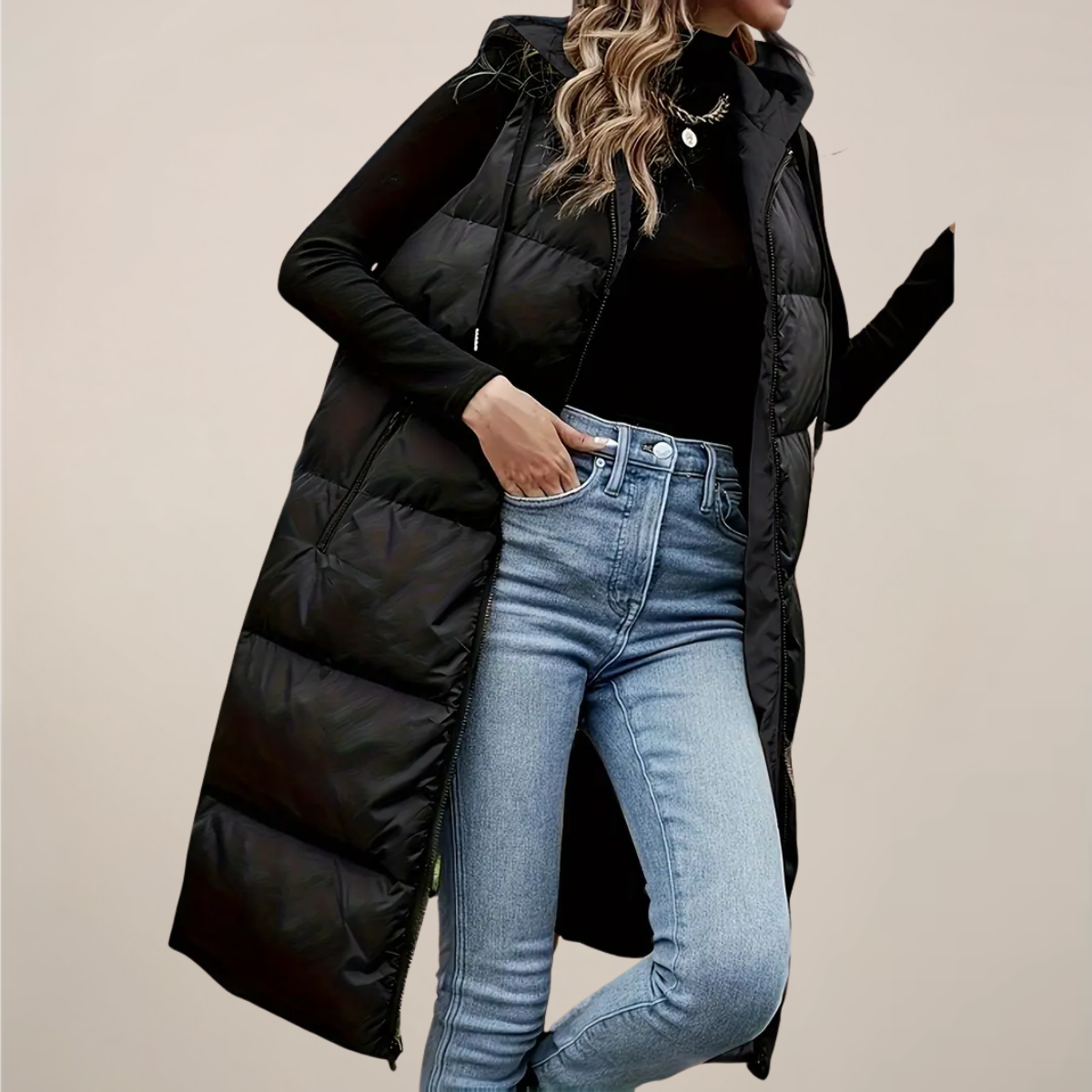 Warm Waterproof Puffer Vest for Women