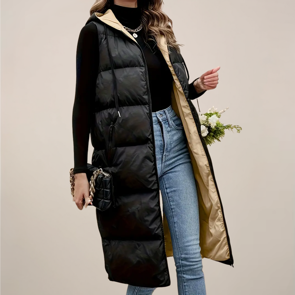 Warm Waterproof Puffer Vest for Women - Nocini