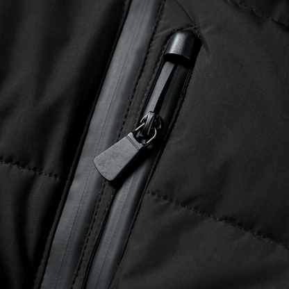 Warm Waterproof Women's Puffer Coat with Belt