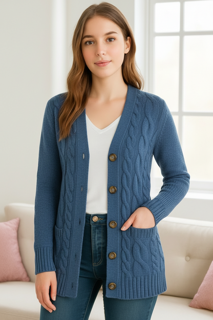 Warm Cable Knit Sweater for Autumn Winter - Nocini