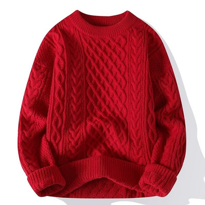 Thick Soft Cable Knit Women's Sweater