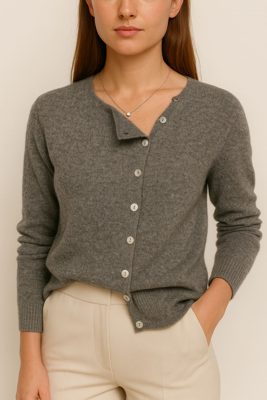 Stylish Open Front Women's Cardigan Sweater