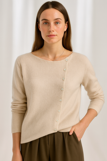 Stylish Open Front Women's Cardigan Sweater - Nocini