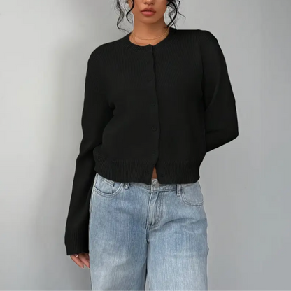 Comfy Short Cardigan - Soft Knit for Women