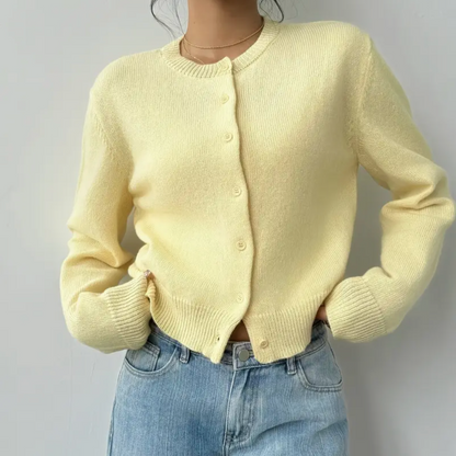 Comfy Short Cardigan - Soft Knit for Women