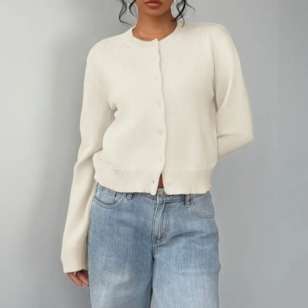 Comfy Short Cardigan - Soft Knit for Women