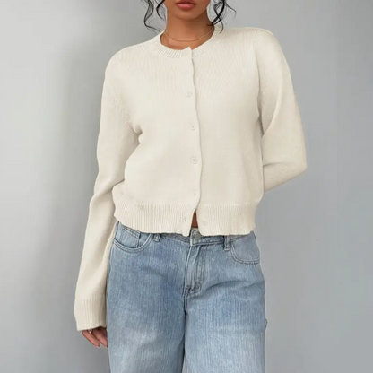 Comfy Short Cardigan - Soft Knit for Women