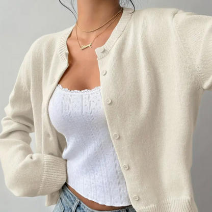 Comfy Short Cardigan - Soft Knit for Women