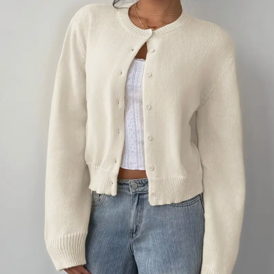 Comfy Short Cardigan - Soft Knit for Women - Nocini