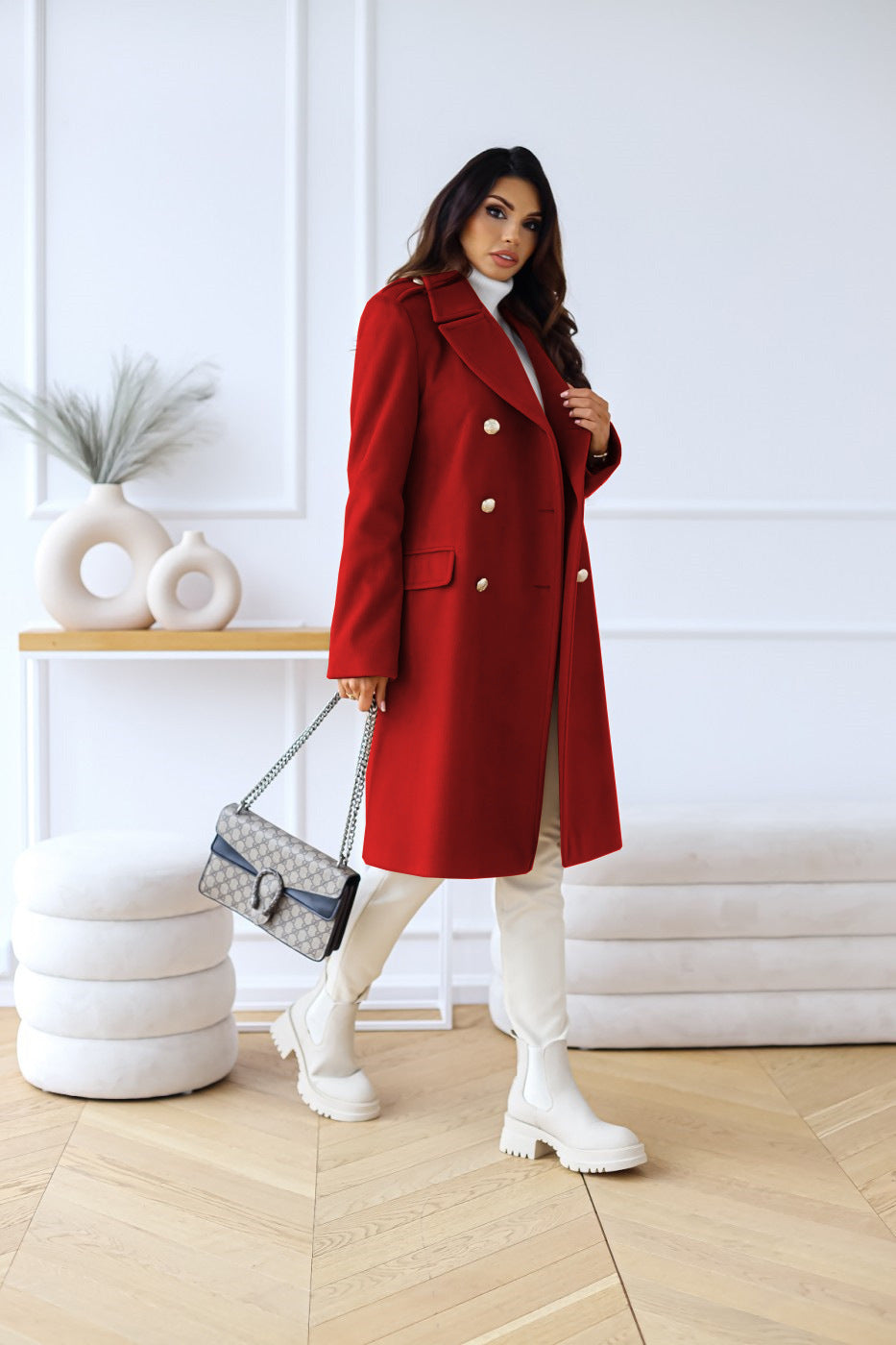 Warm Women's Classic Double Layer Winter Coat