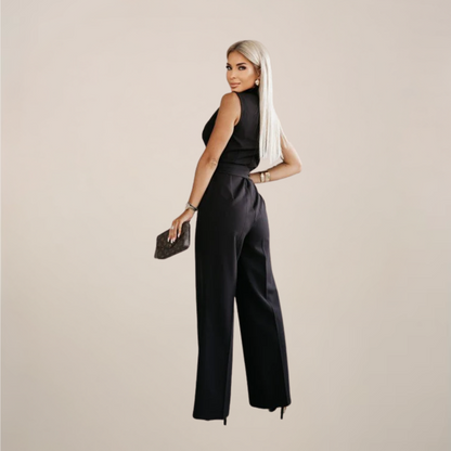 Elegant Strapless Flowy Jumpsuit for Women
