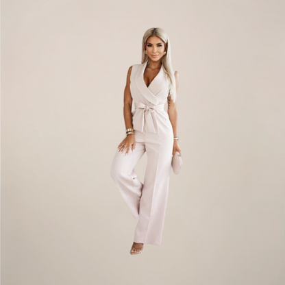 Elegant Strapless Flowy Jumpsuit for Women