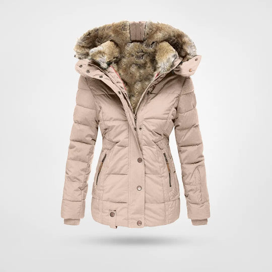 Warm Women's Faux Fur Puffer Coat