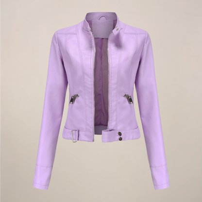Classic Synthetic Leather Motorcycle Jacket