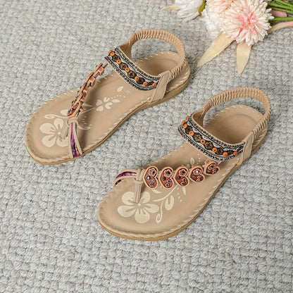 Comfortable Buckle Flat Sandals for Daily Use
