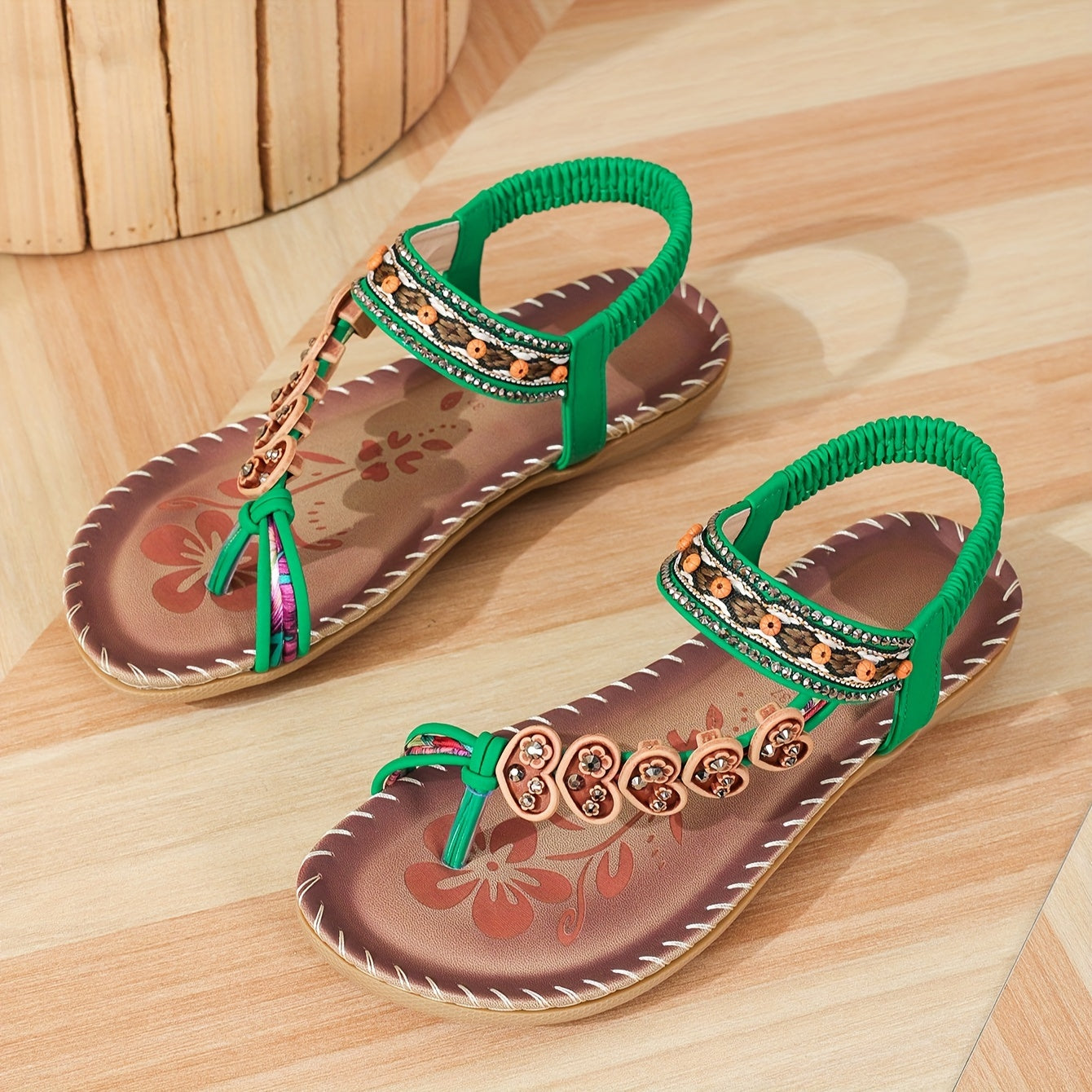 Comfortable Buckle Flat Sandals for Daily Use