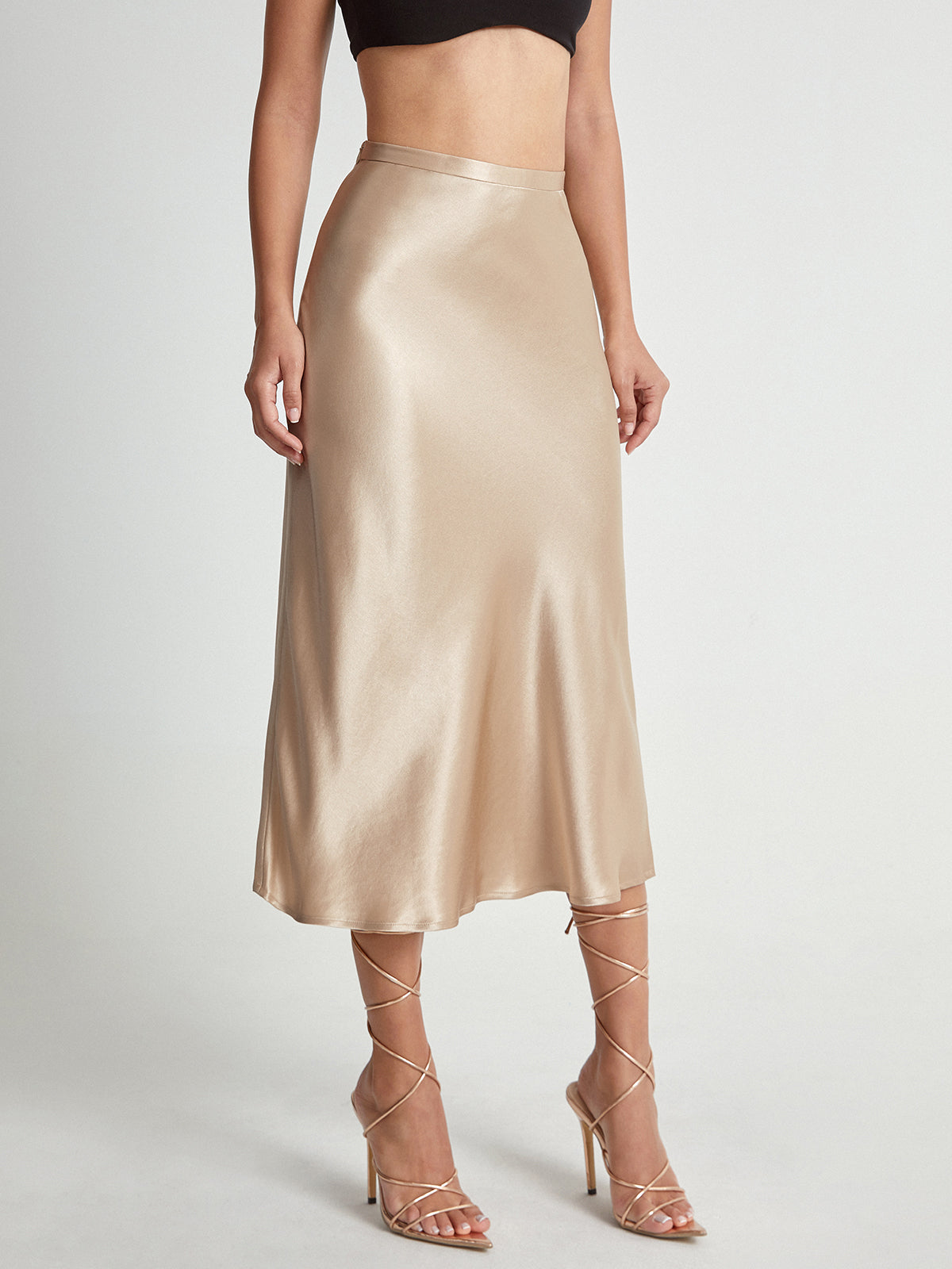 Stylish Mid Waist Summer Skirt