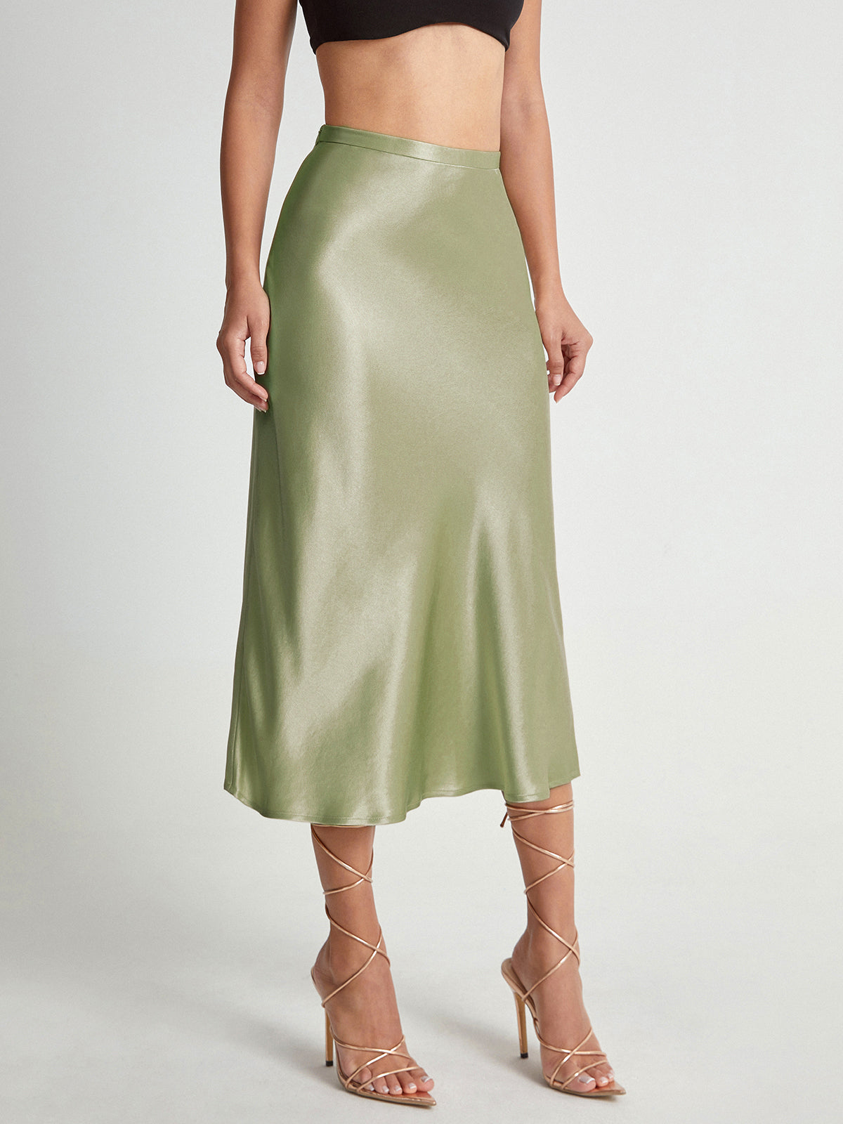Stylish Mid Waist Summer Skirt