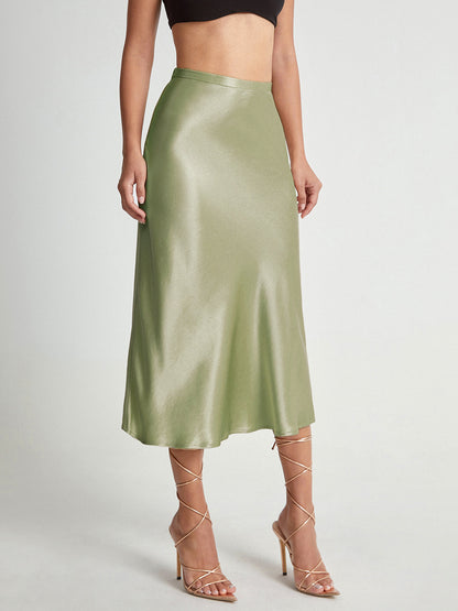 Stylish Mid Waist Summer Skirt