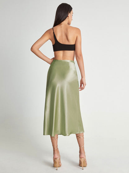 Stylish Mid Waist Summer Skirt