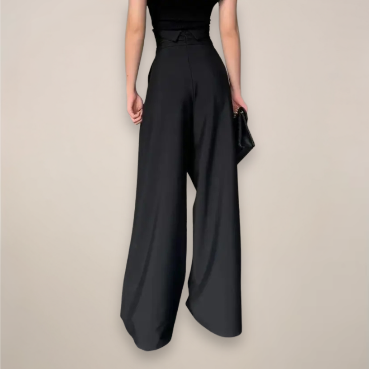 Ladies Comfortable Wide Leg Work Pants