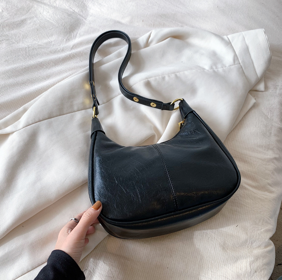 Stylish Zipper Tote Bag with Adjustable Shoulder Strap - Nocini