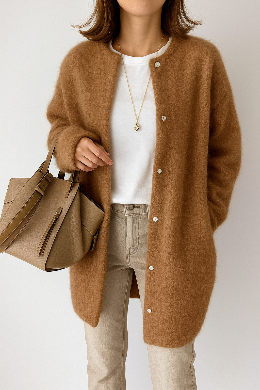 Stylish Oversized Knit Cardigan for Women