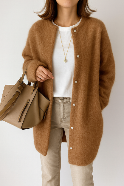 Stylish Oversized Knit Cardigan for Women
