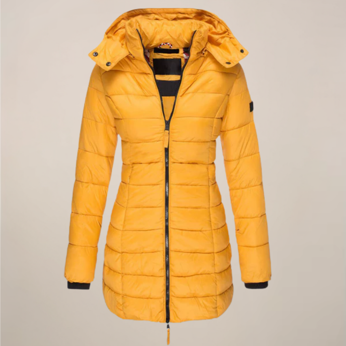 Warm Waterproof Women's Puffer Coat for Winter