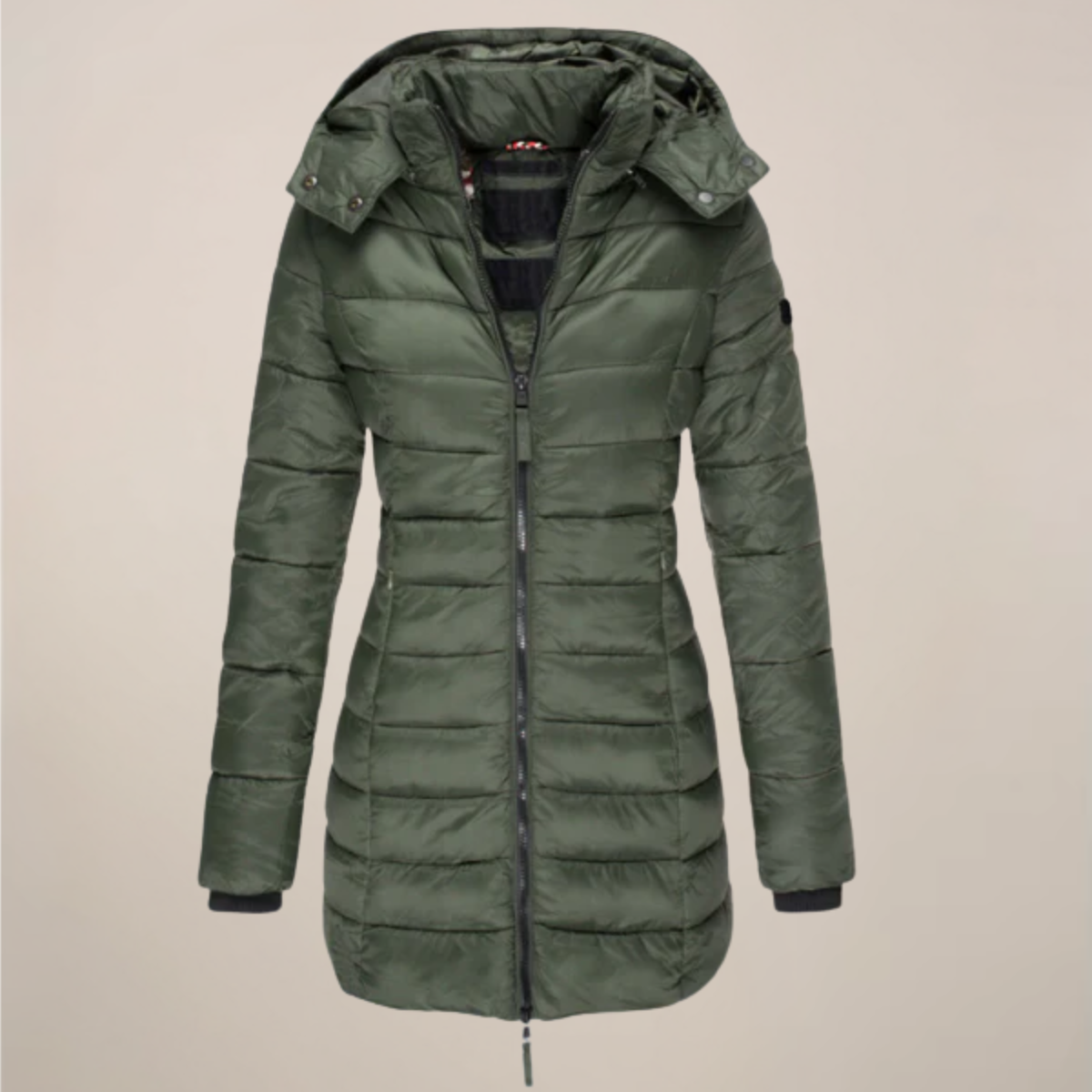 Warm Waterproof Women's Puffer Coat for Winter
